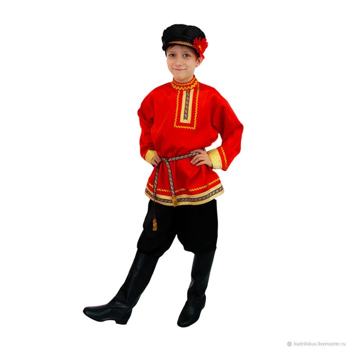 Народный костюм на мальчика