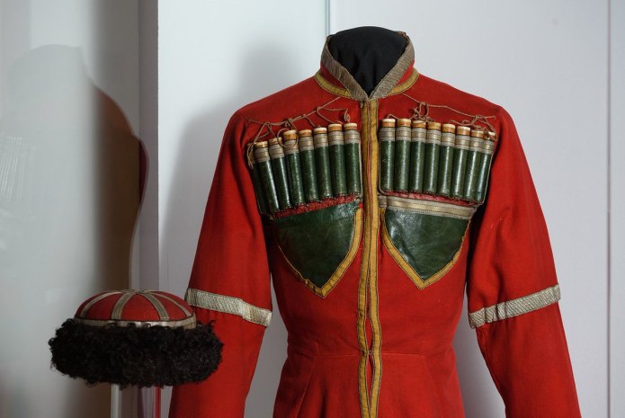 Казачий мундир белая черкеска 1850