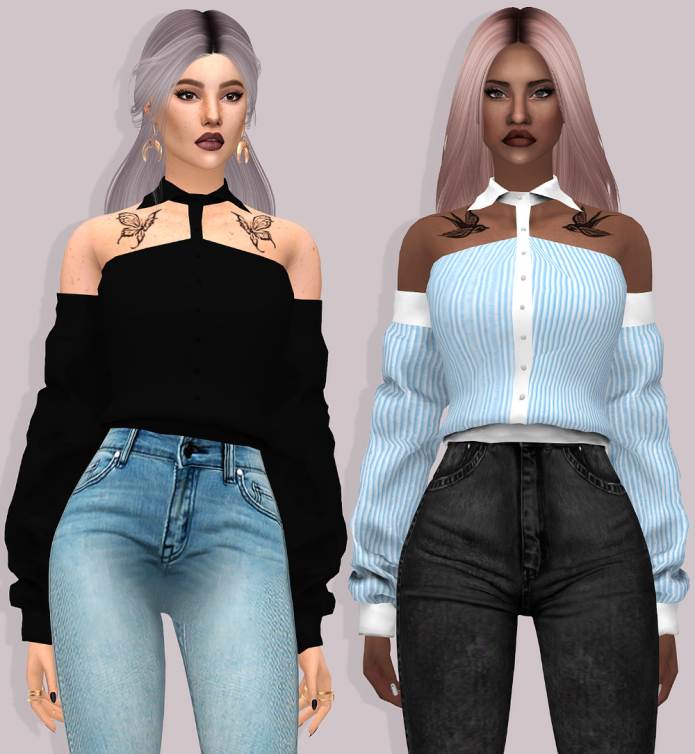 SIMS 4 одежда женская