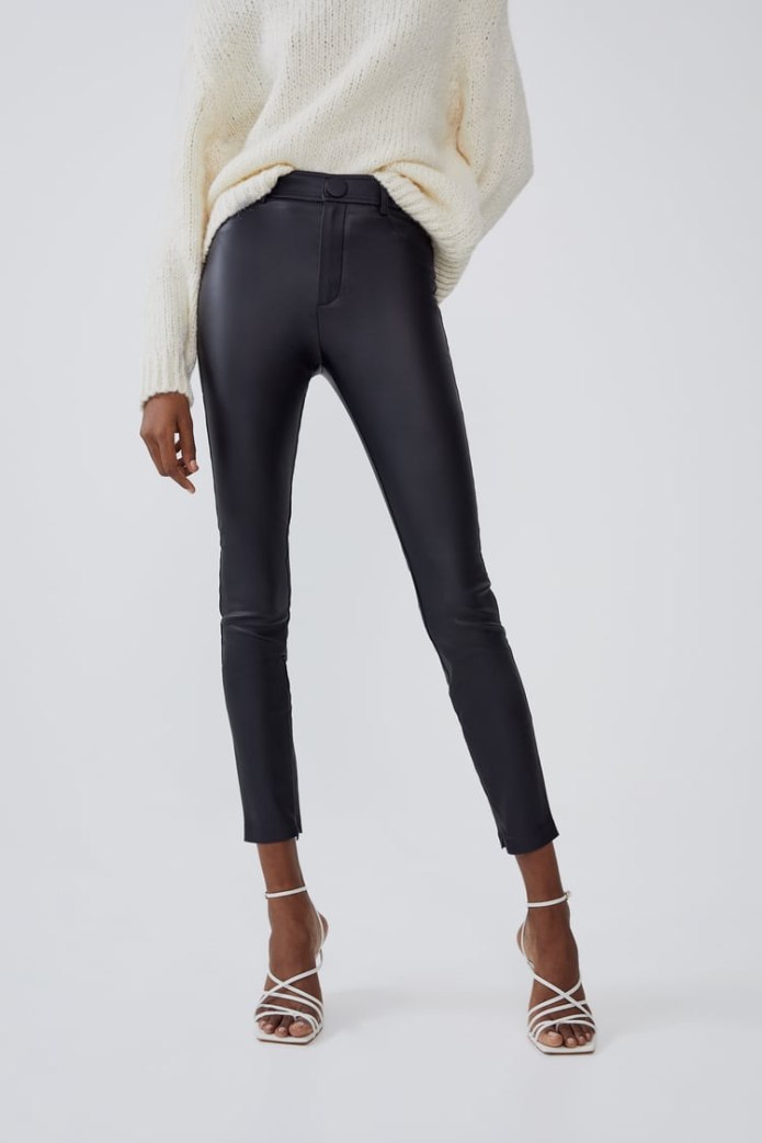 Брюки Zara под кожу