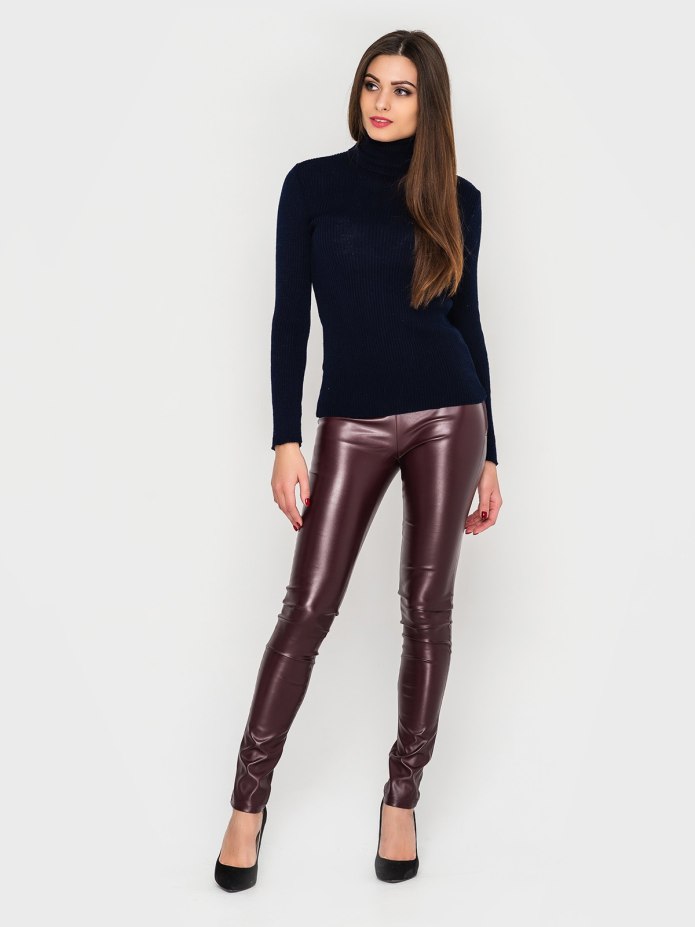 Зара кожаные штаны Zara