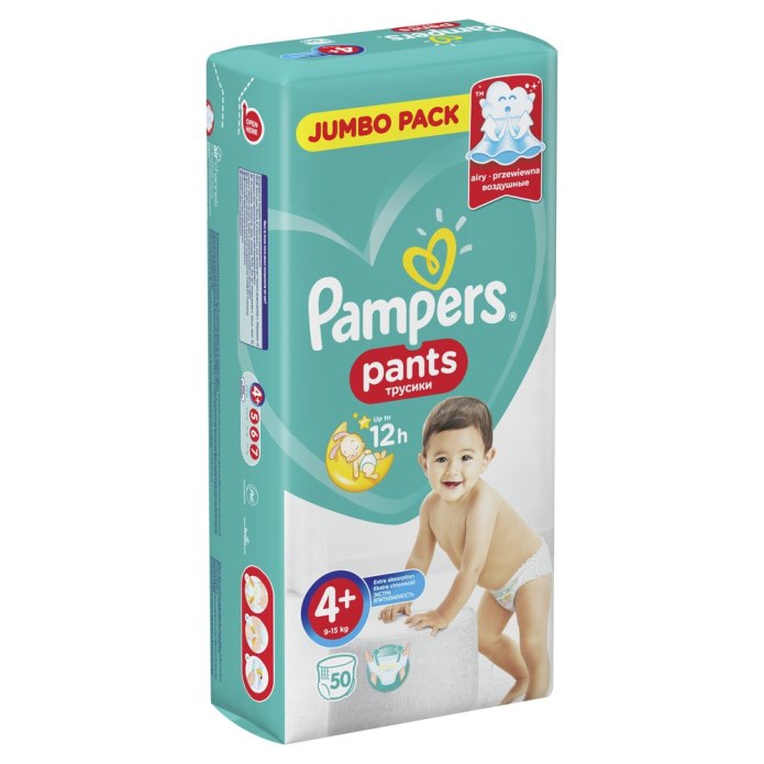 Pampers трусики Pants 4 (9-15 кг) 46 шт.