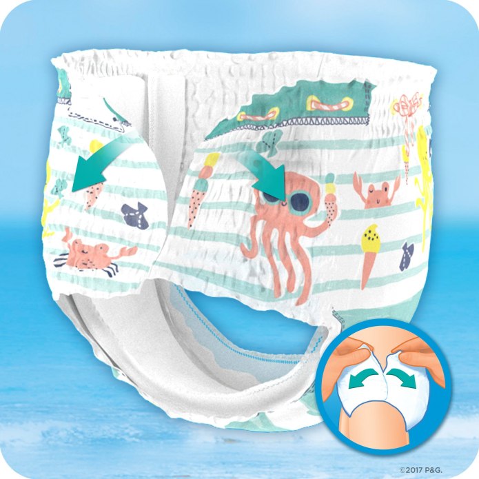 Трусики для плавания pampers Splashers размер 3-4, 12 шт.