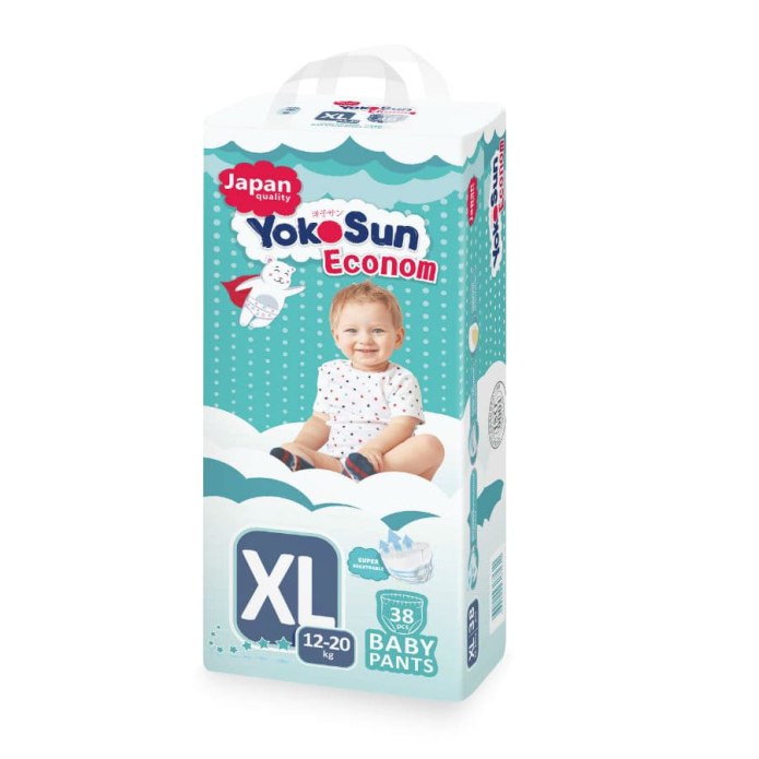 YOKOSUN трусики XL (12-20 кг) 16 шт.