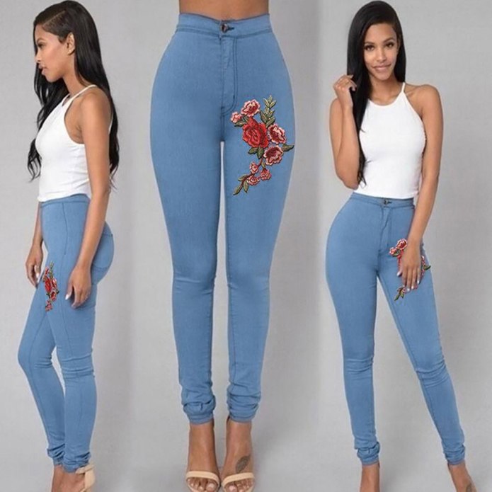 Джинсы skinny High Waist