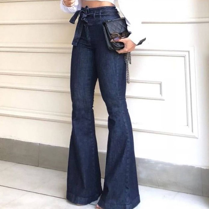 Джинсы wide Leg High Waist