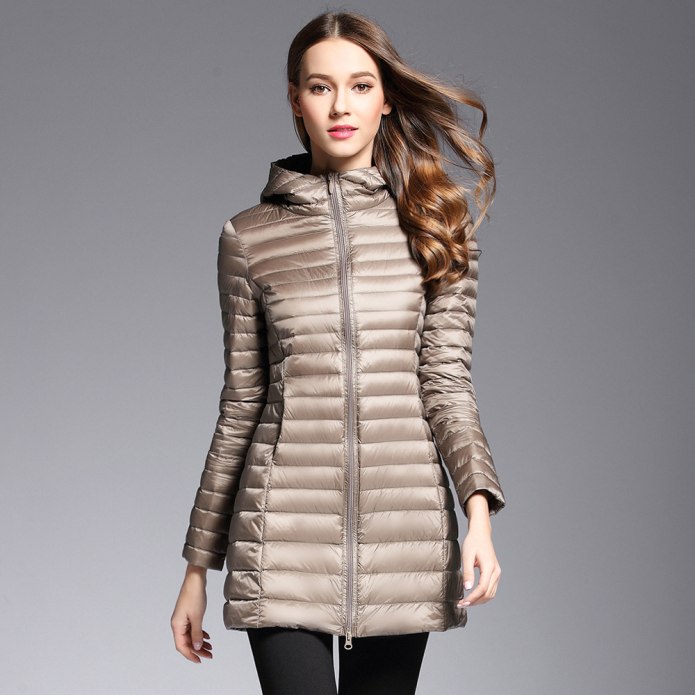 Куртка пуховая Quilted Hooded down Coat
