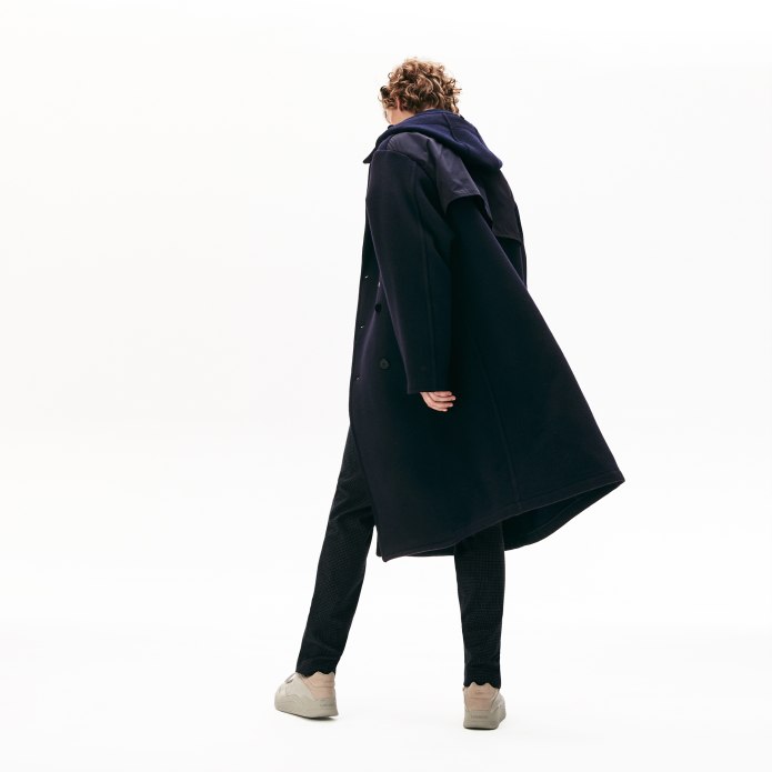 Lacoste пальто женское серое