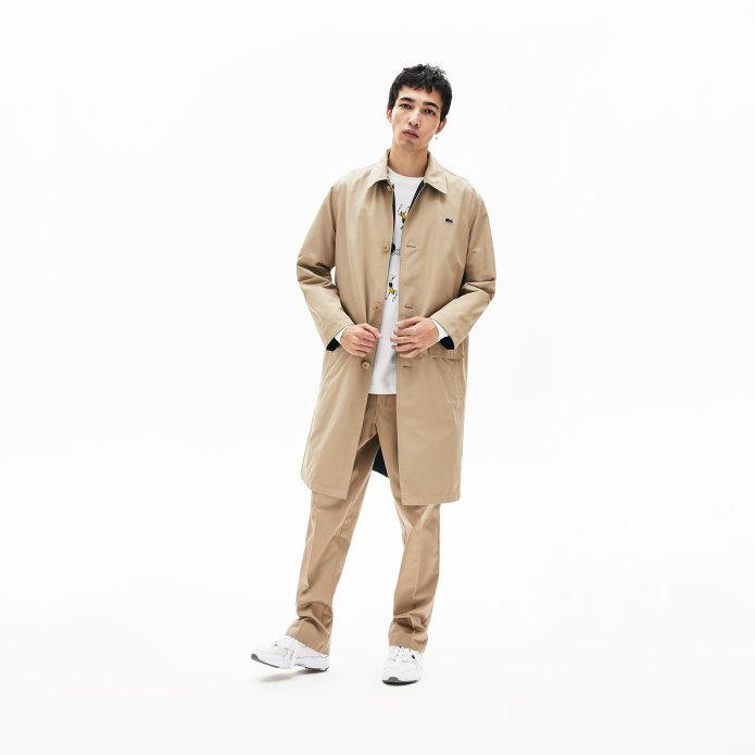 Lacoste бежевое пальто