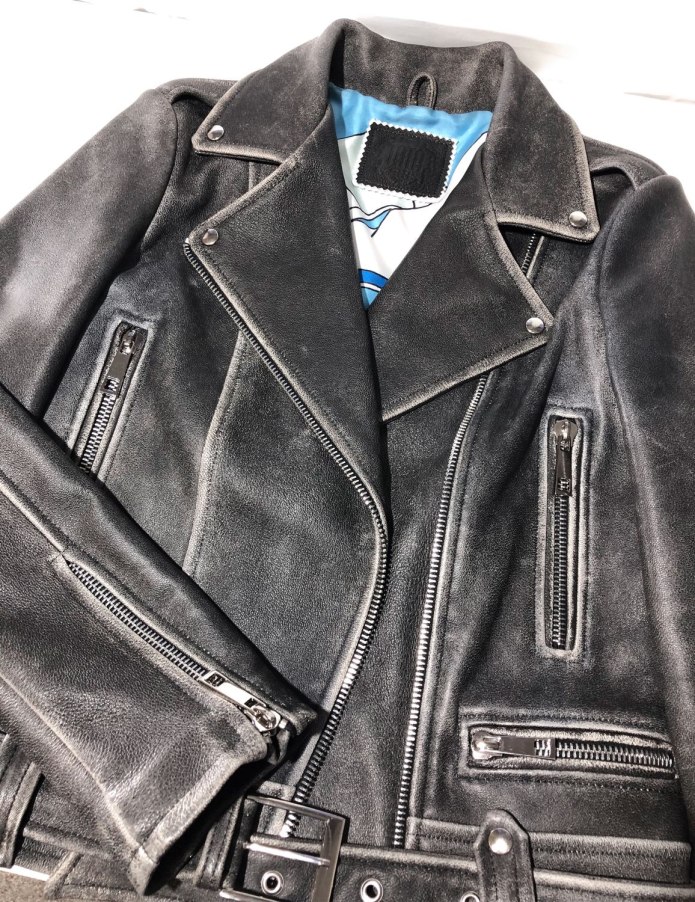 Кожаная куртка Amiri