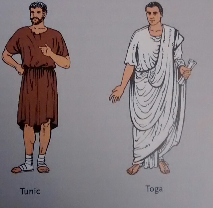 Туника римлян в древнем Риме
