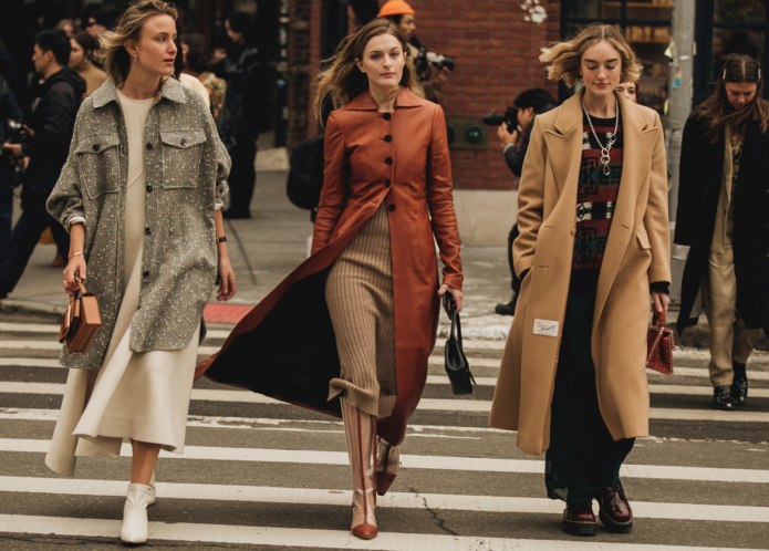 Street Style New York осень 2020