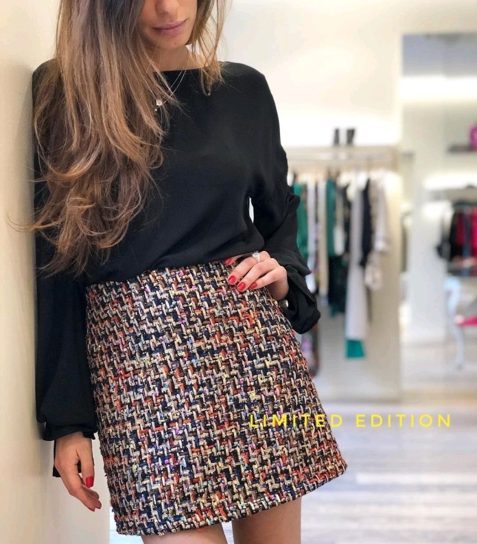 Твидовая юбка Chanel