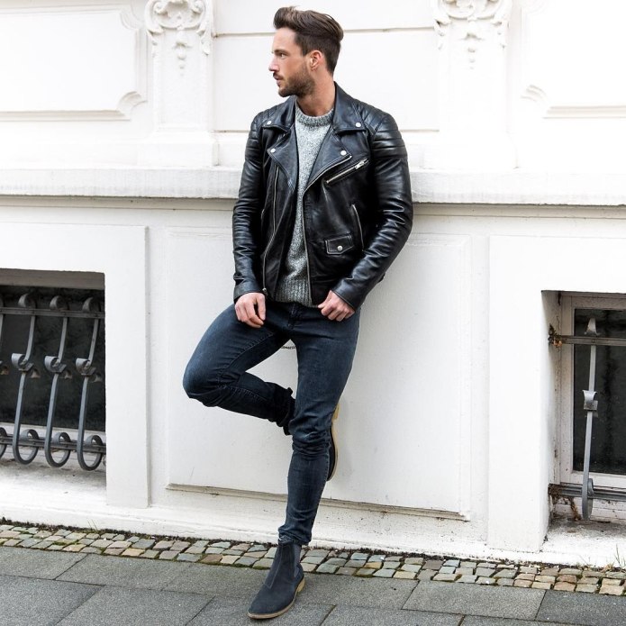 Челси и косуха мужской look