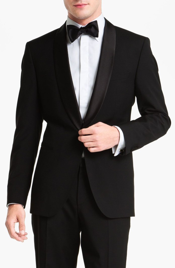 Hugo Boss черный костюм