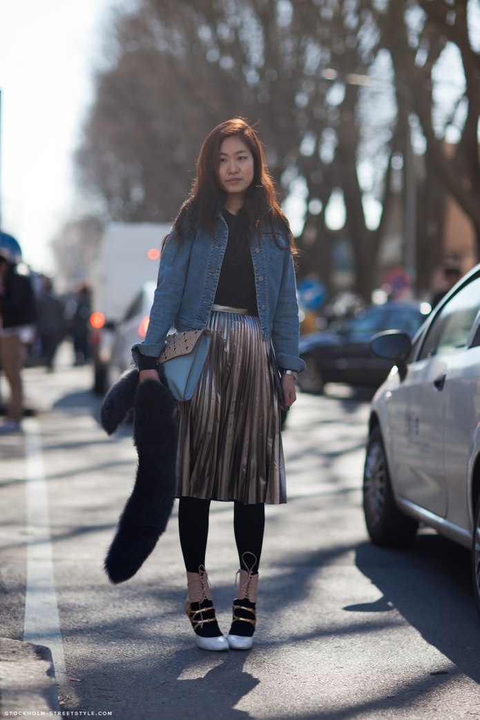 Юбка плиссе Street Style