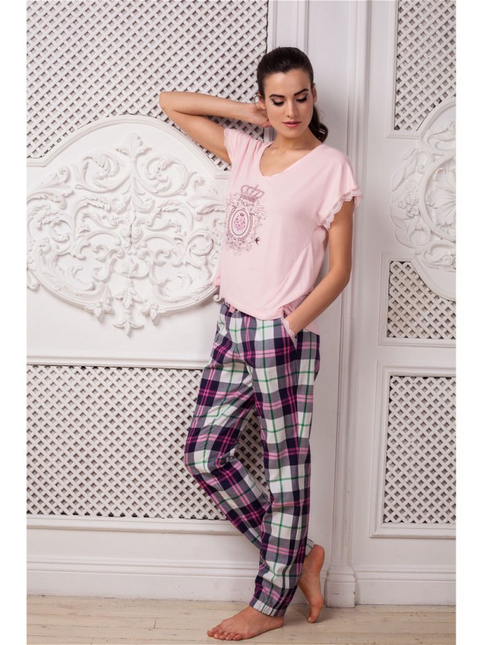 Пижама женская с шортами Feline Grey Aruelle