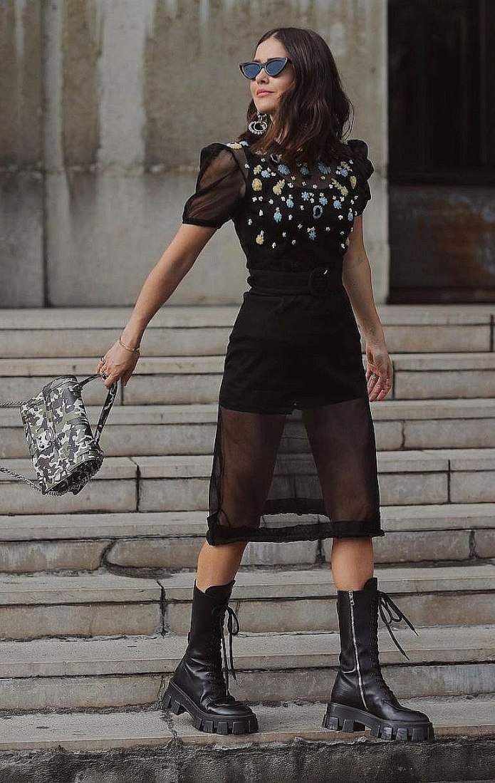 Dr Martens с платьем