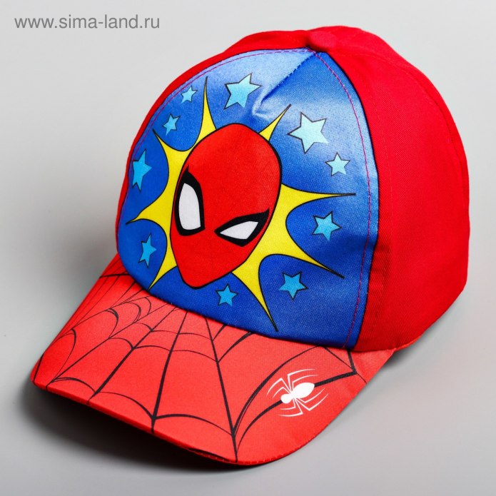 Кепка детская Marvel человек-паук для мальчика р.52 4720091