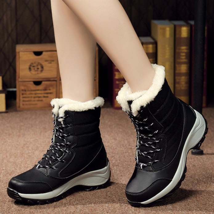Зимние ботинки женские водонепроницаемые Botas mujer;