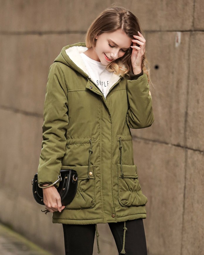 Парка женская дн1271 Army Green