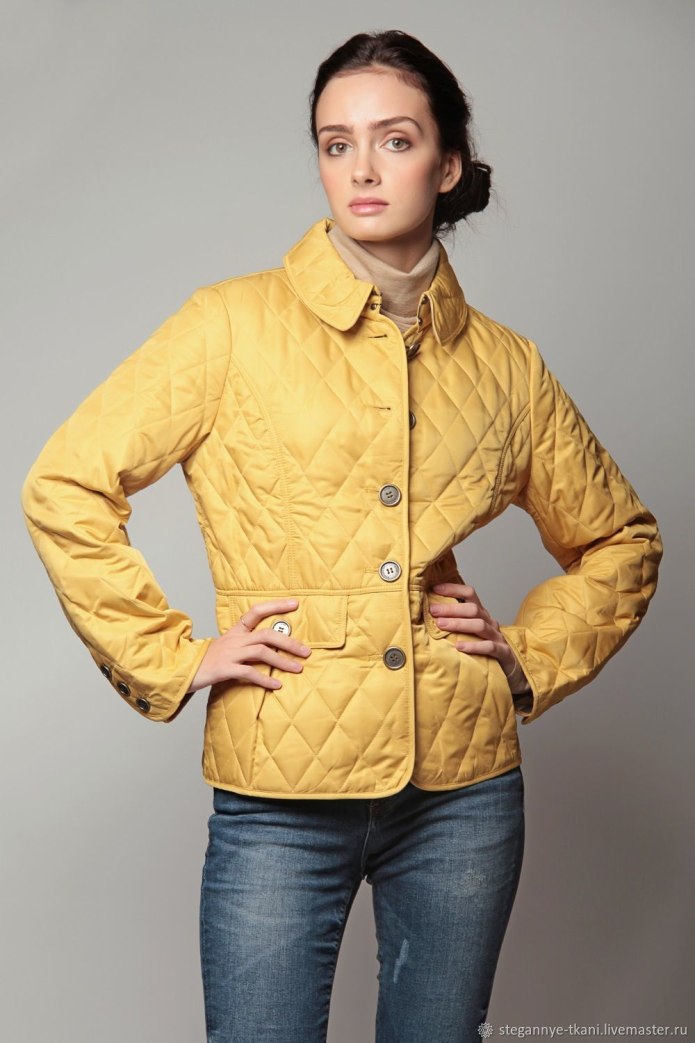 Burberry куртка стеганая пуговицы