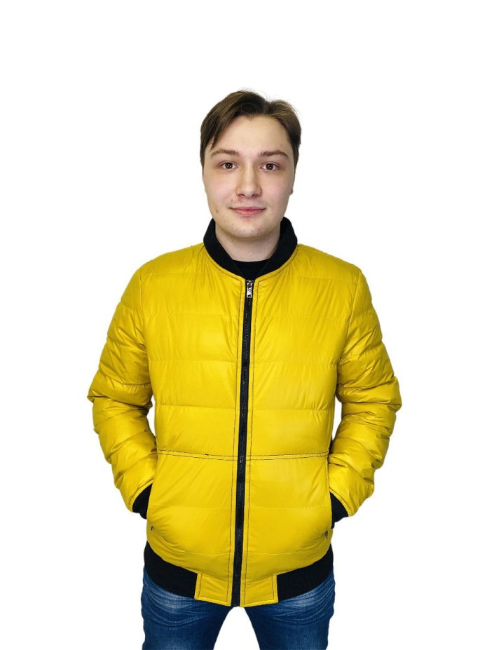 Кожаный бомбер женский