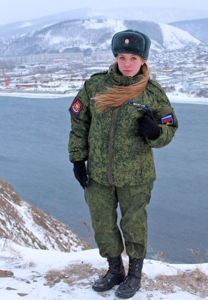 Зимняя форма солдат