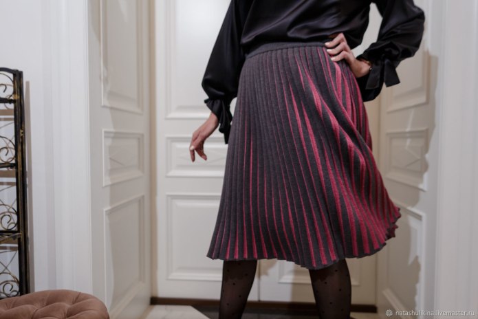 Prada юбка плиссе