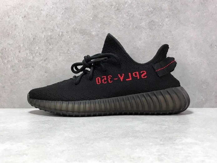 Yeezy 350 Black Red
