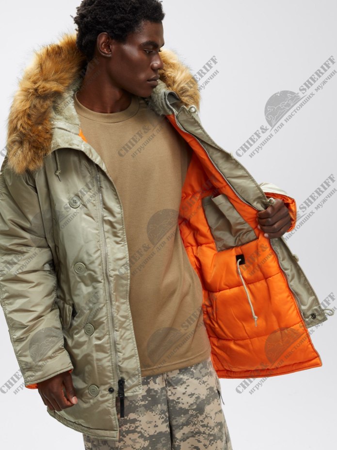 Парка Аляска n3b куртка Alpha industries