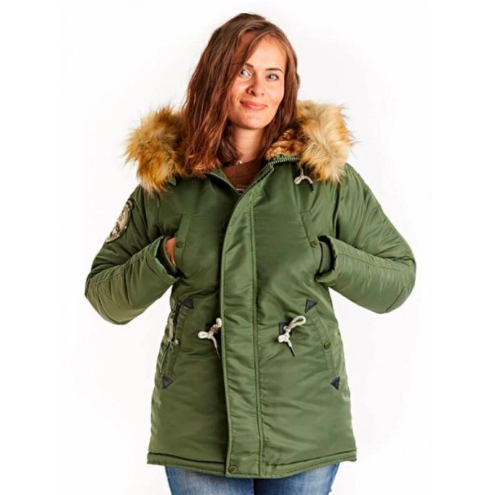 Куртка Аляска женская Husky WMN (woman) Green