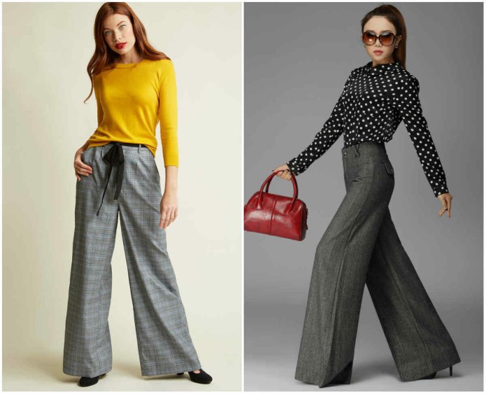 Street Style брюки палаццо