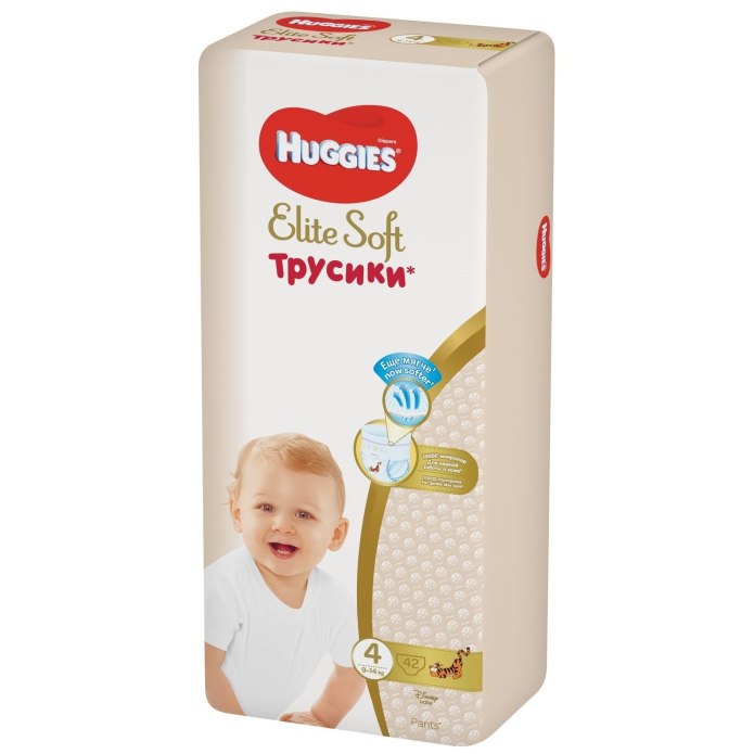 Huggies Elite Soft трусики 4 (9-14 кг) 42 шт.