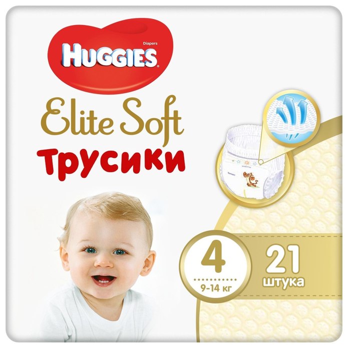 Подгузники-трусики Huggies Elite Soft 3 6-11кг 54шт
