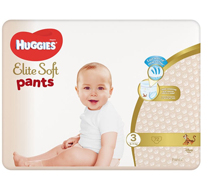 Huggies Elite Soft 3 подгузники