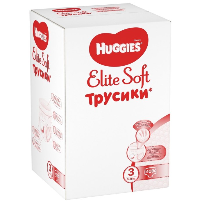 Huggies трусики ночные Elite Soft 4 (9-14 кг) 19 шт.