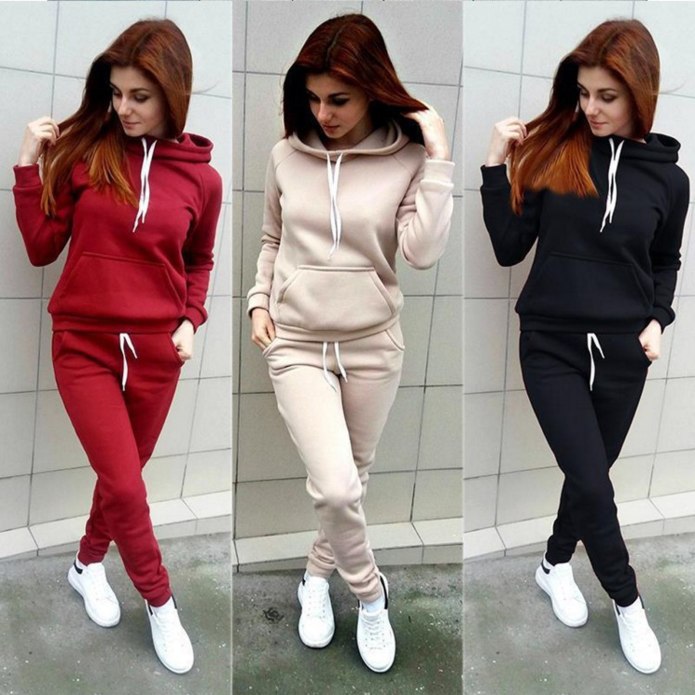 Спортивный костюм Sportswear Tracksuits 2 piece Sets