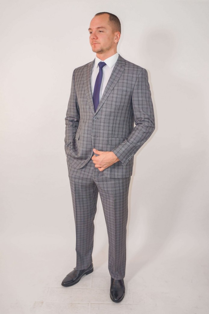 Костюм-двойка мужской Marc de Cler 24546 Grey 194-54