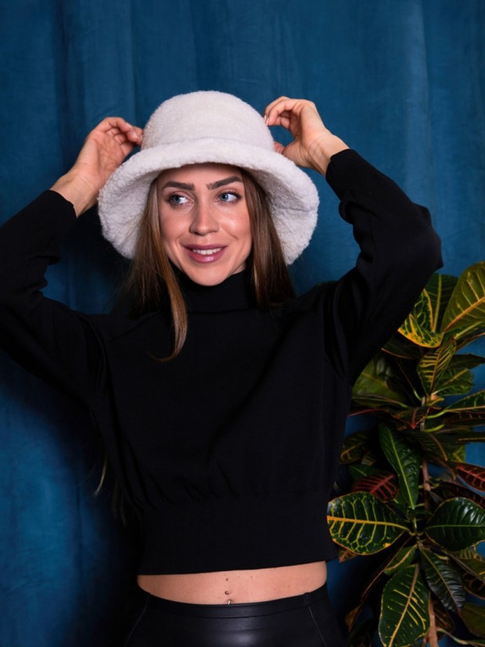 Панама Kangol меховая