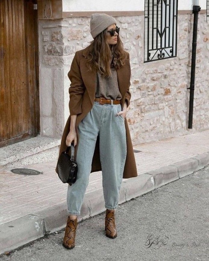 Slouchy джинсы Street Style