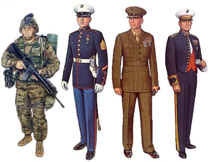 Форма морской пехоты США 1941-1945