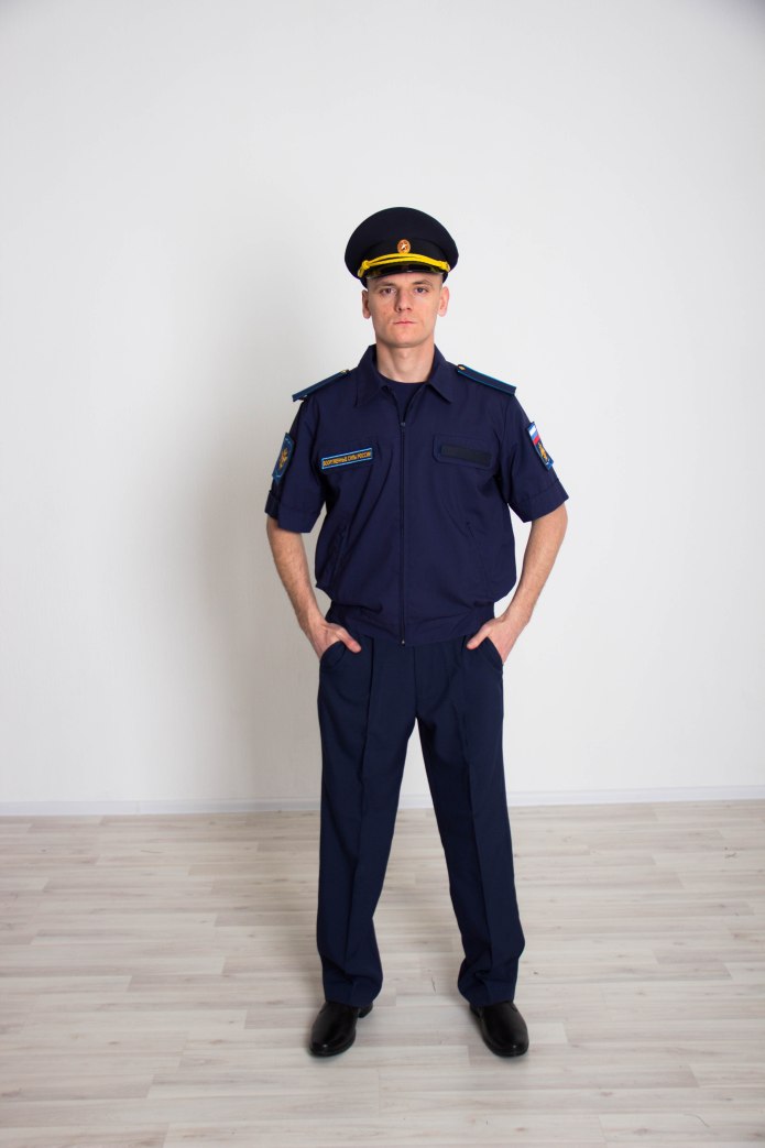 Синяя офисная форма ВКС