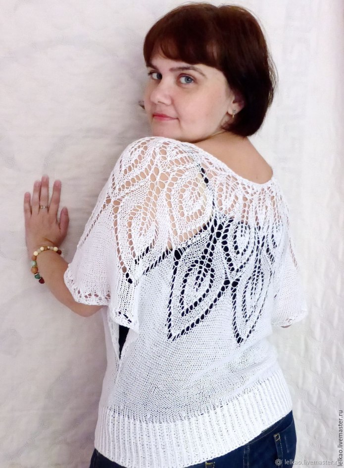 Ажурный кардиган Тамбовчанка