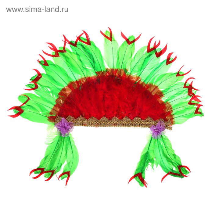 Головной убор индейца 4шт/g артикул: 1501-1270