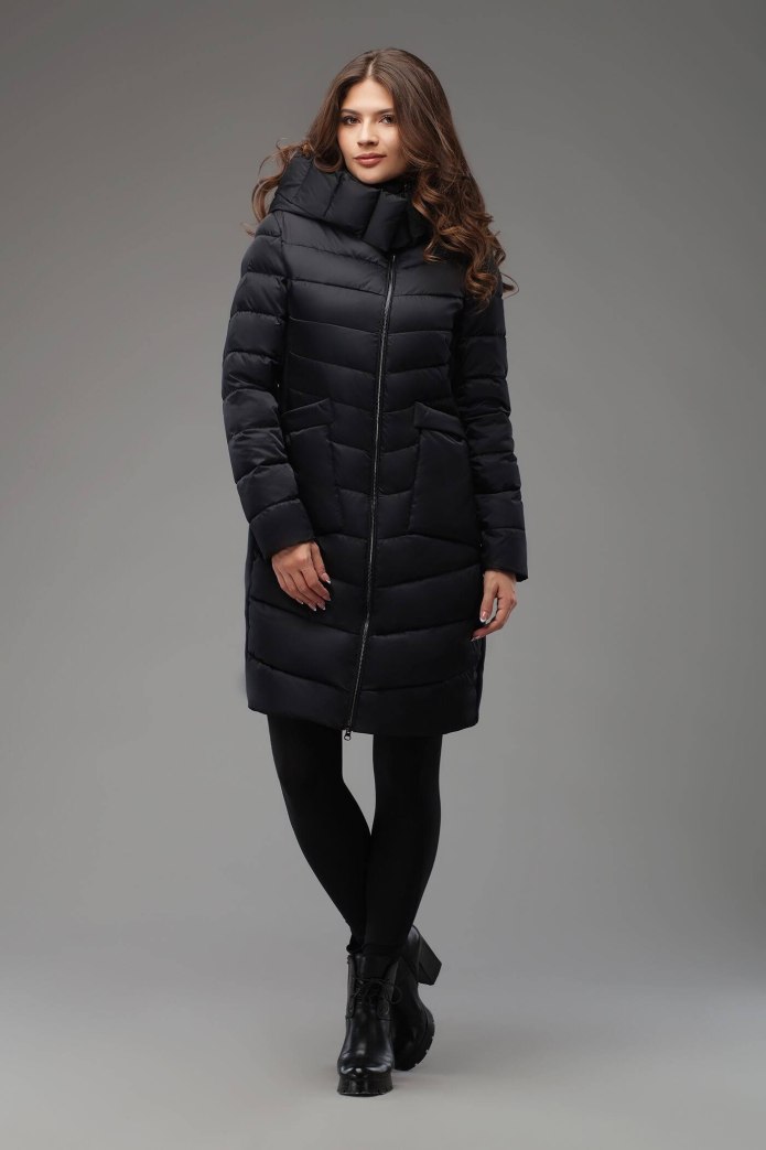 Женское пальто-пуховик Light down Coat Black арт. >4751026