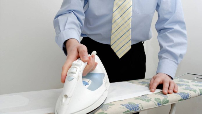 Ironing trousers