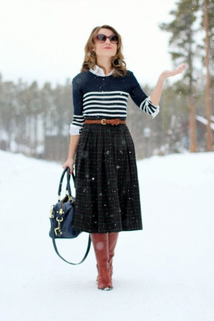 Юбка плиссе Street Style