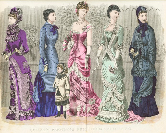 Викторианская мода 1880