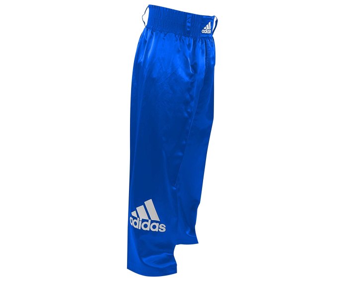 Брюки для кикбоксинга adidas Kick Boxing Pants Full contact черные 170 см